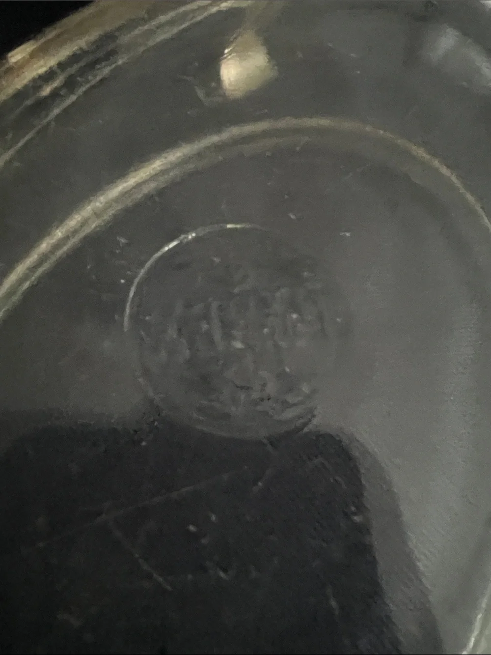 Pyrex clear glass